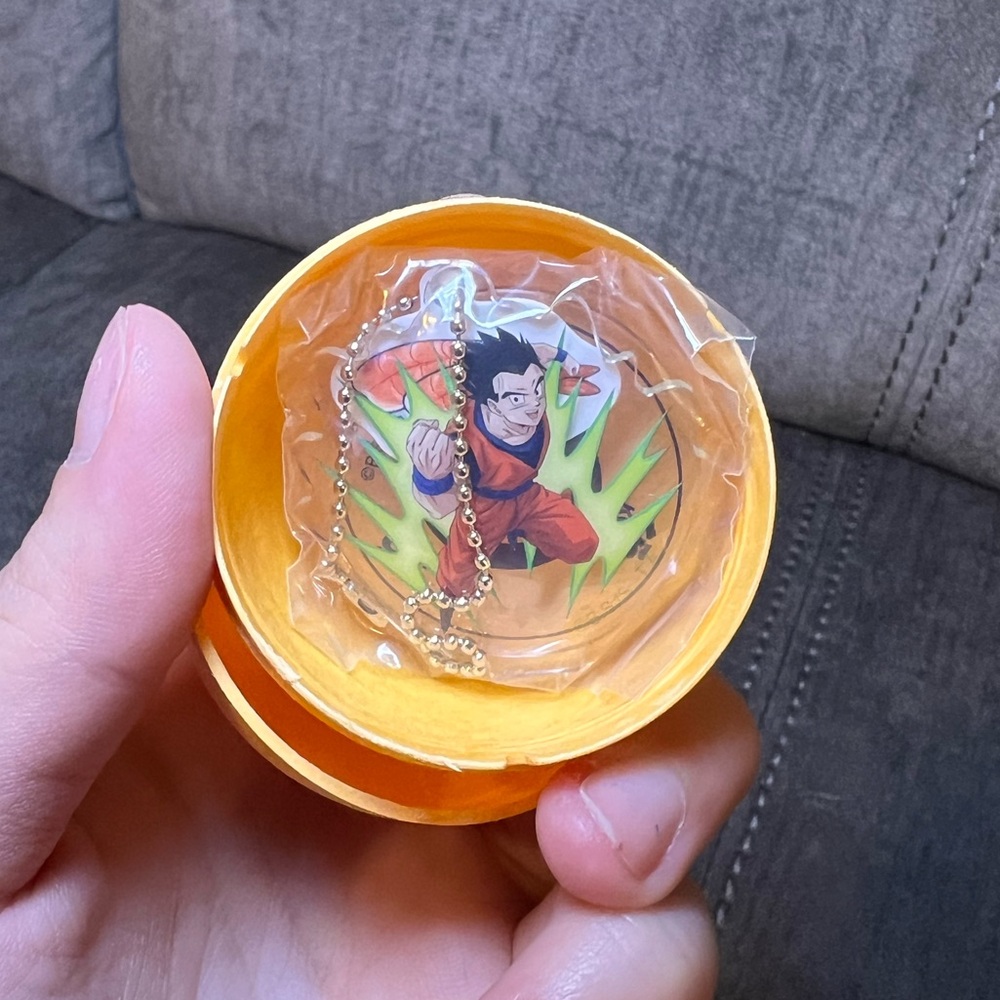 Kura Sushi x Dragon Ball Z Gohan Acrylic Stand Keychain Prize Limited Edition